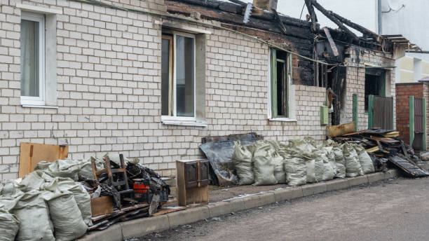 Professional Fire Damage Removal technician working in Hanover, MN